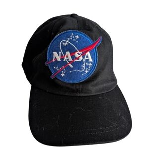 Black NASA Logo Cap